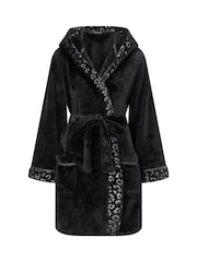 Negro - Ann Summers Signature Sparkle Fluffy Robe - Imagen 5 de 5