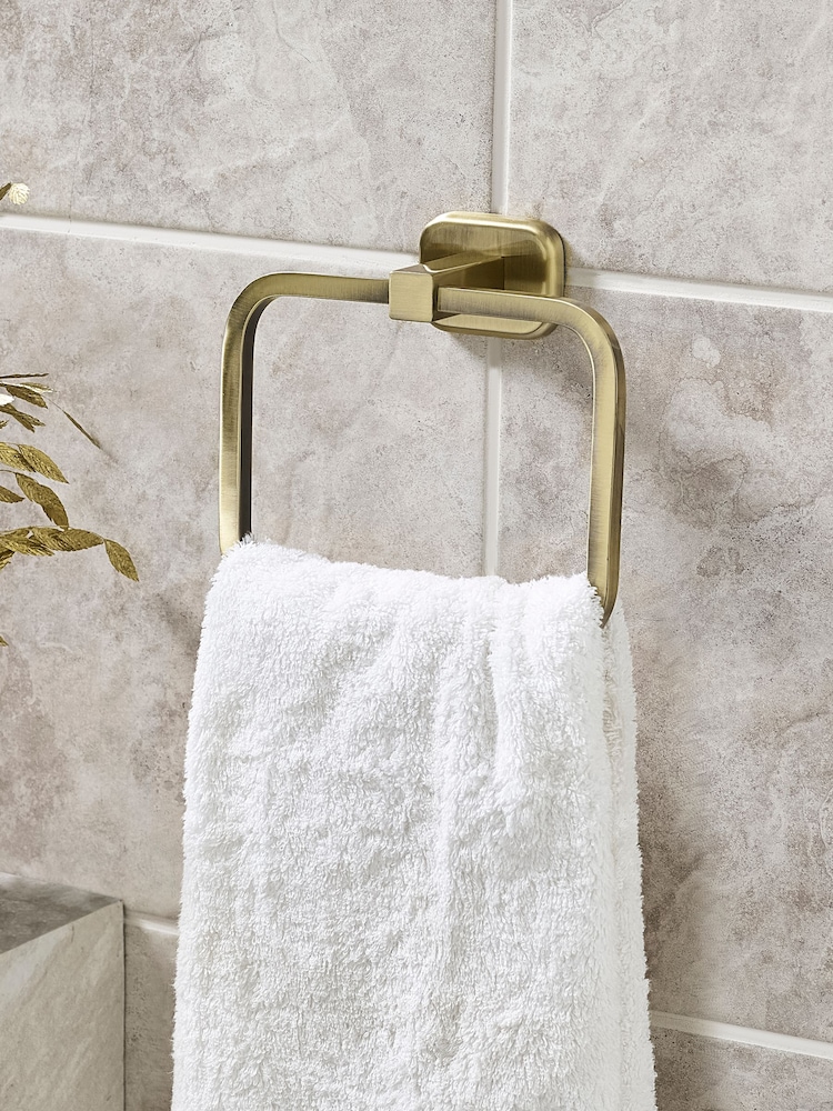 Gold Tone Garda Towel Ring - Image 1 of 6