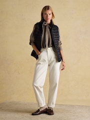 Joules Kenley Black Showerproof Padded Gilet - Image 3 of 8