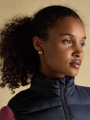 Joules Kenley Navy Showerproof Padded Gilet - Image 7 of 9