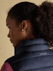 Joules Kenley Navy Showerproof Padded Gilet - Image 8 of 9