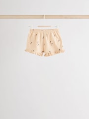 Charcoal Grey/White Baby Short Sleeve 100% Cotton Top and Shorts Set - Image 6 of 14