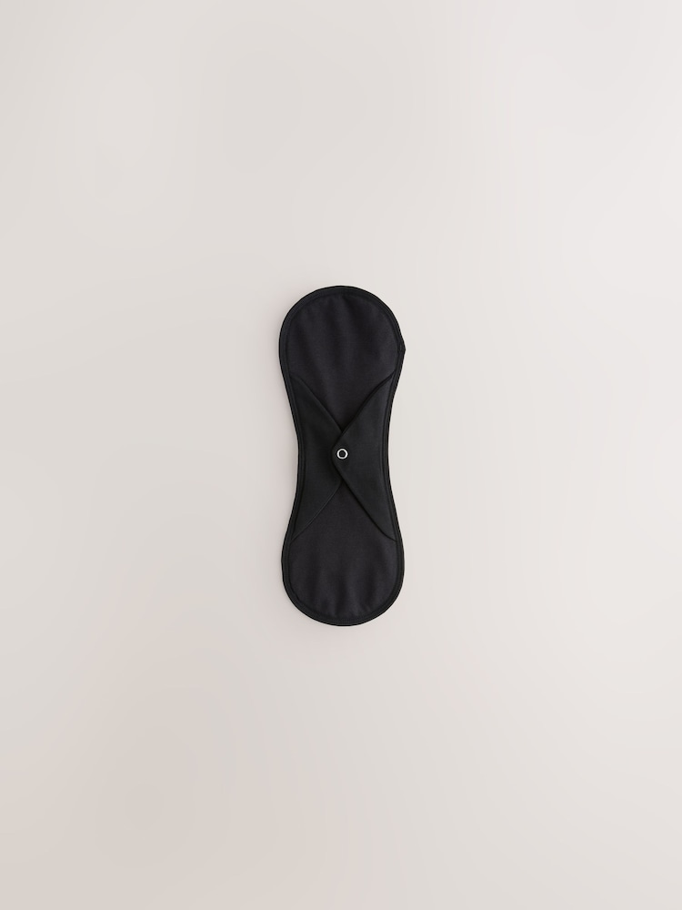 Zwart - Light Flow Period Liners Knickers with Wash Bag 3 Pack - Image 2 of 6