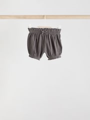 Charcoal Grey/ Cream Ditsy - Baby Jersey 100% Cotton Shorts 3 Pack - Imagen 3 de 11