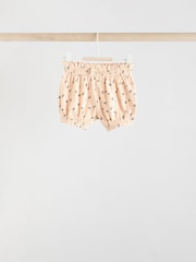 Charcoal Grey/ Cream Ditsy - Baby Jersey 100% Cotton Shorts 3 Pack - Imagen 6 de 11