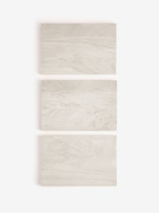 White Sadie Solid Mango Wood 2 Drawer Bedside Table - Image 7 of 8