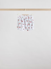 Red/ Pink/ White Strawberry Baby Frill T-Shirt and Shorts Set 6 Piece - Image 7 of 16
