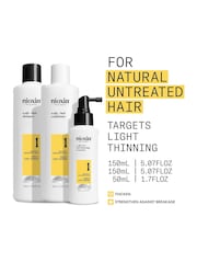 Nioxin Scalp + Hair Thickening System 1 for Natural Hair with Light Thinning Trial Kit - Image 2 of 5