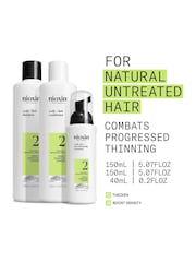Nioxin Scalp + Hair Thickening System 2 for Natural Hair with Progressed Thinning Trial Kit - Image 2 of 5