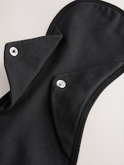 Black Heavy Flow Period Liners Knickers with Wash Bag 3 Pack - Image 5 of 6
