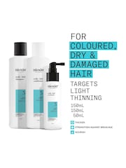 Nioxin Scalp + Hair Thickening System 3 for Coloured, Dry and Damaged Hair with Light Thinning Trial Kit - Image 2 of 5