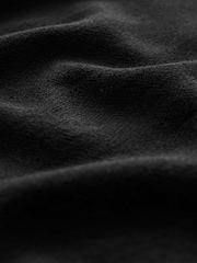 Black Drape Aymmetric Twist Neck Top - Image 7 of 7
