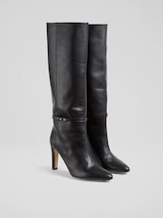 LK Bennett Caterina High Slim Block Stiletto Boots - Bild 2 von 4