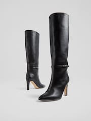 LK Bennett Caterina High Slim Block Stiletto Boots - Bild 3 von 4