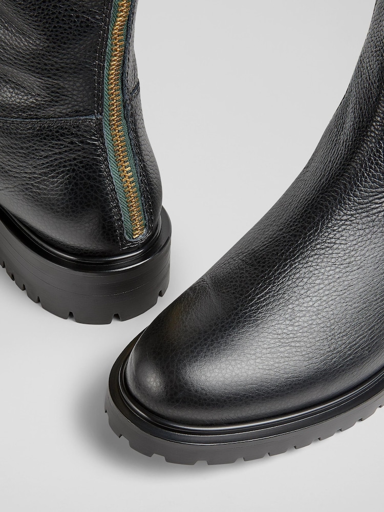LK Bennett Coco Casual Tread Sole Boots - Slika 4 iz 4