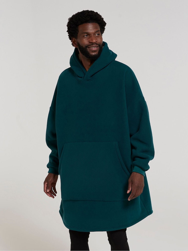 Mountain Warehouse Green Snug Mens Borg Lined Hooded Blanket - Image 2 of 4