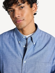 A.P.C. Blue Embroidered Edouard Shirt - Image 4 of 5