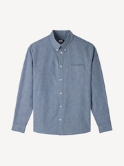 A.P.C. Blue Embroidered Edouard Shirt - Image 5 of 5