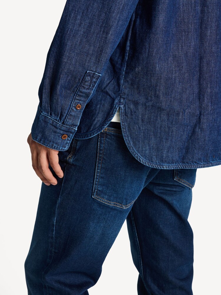 A.P.C. Blue Malo Logo Shirt - Image 4 of 4