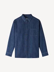 A.P.C. Blue Malo Logo Shirt - Image 5 of 5