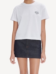 A.P.C. White Boxy Rue Madame T-Shirt - Image 3 of 4
