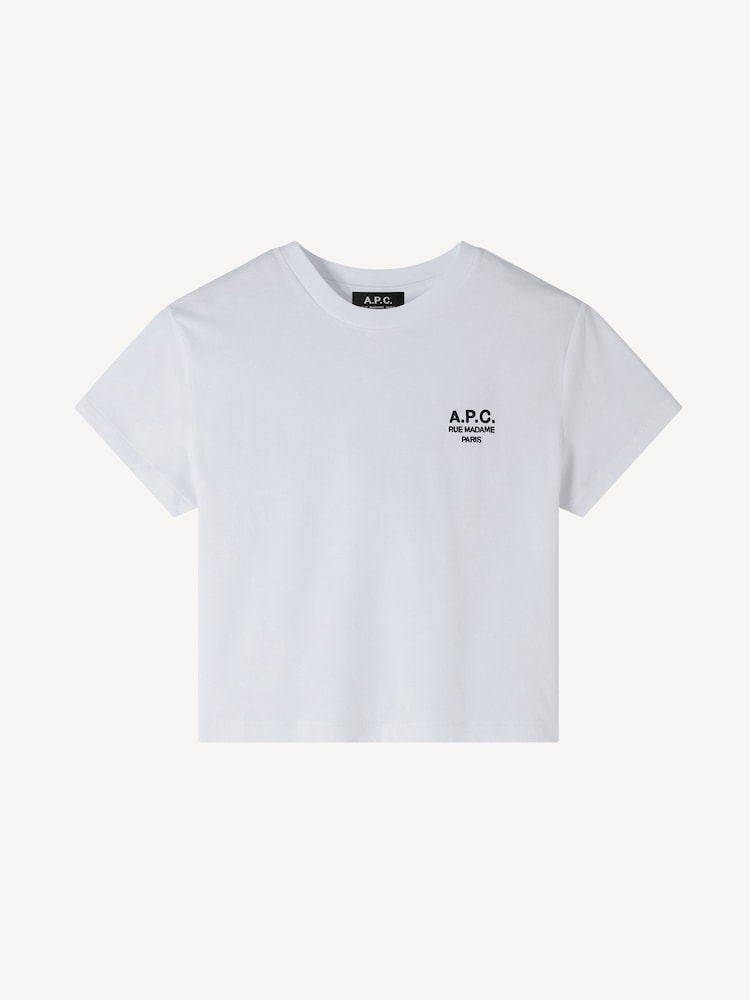 A.P.C. White Boxy Rue Madame T-Shirt - Image 4 of 4 A.P.C. White Boxy Rue Madame T-Shirt - Image 4 of 4
