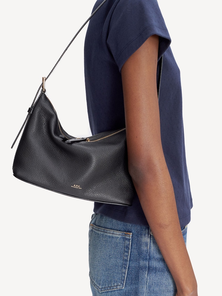 A.P.C. Black Vera Shoulder Bag - Image 2 of 5