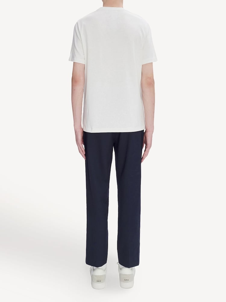 A.P.C. White Standard Rue Madame T-Shirt - Image 3 of 3