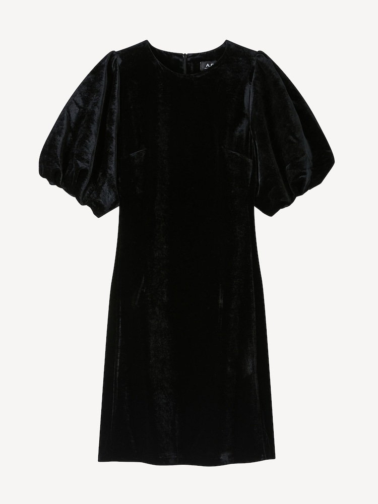 A.P.C. Black Sterling Mini Dress - Image 3 of 3