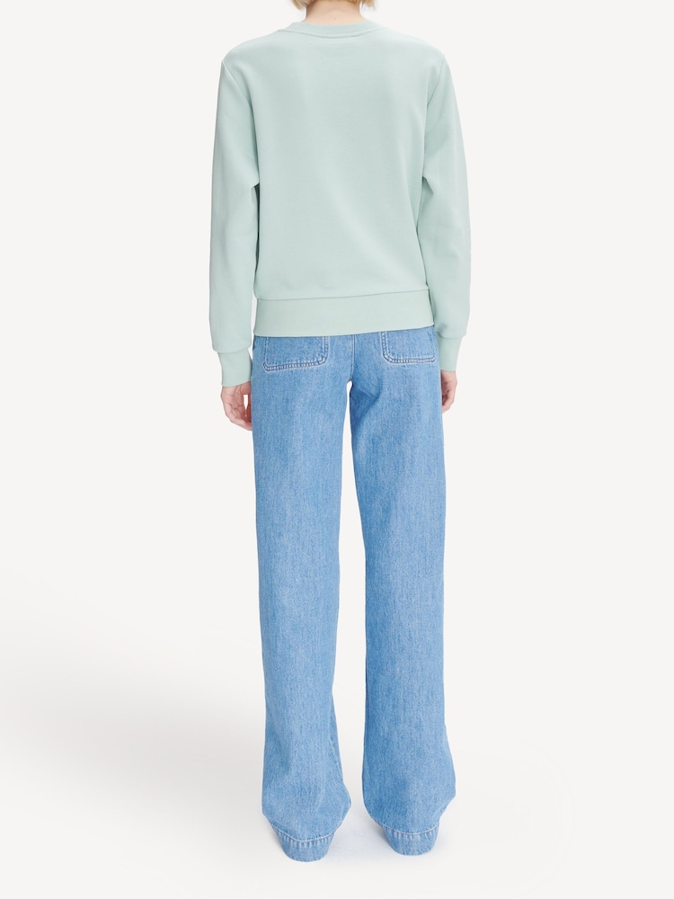 A.P.C. Green Rue Madame Standard Sweatshirt - Image 2 of 4