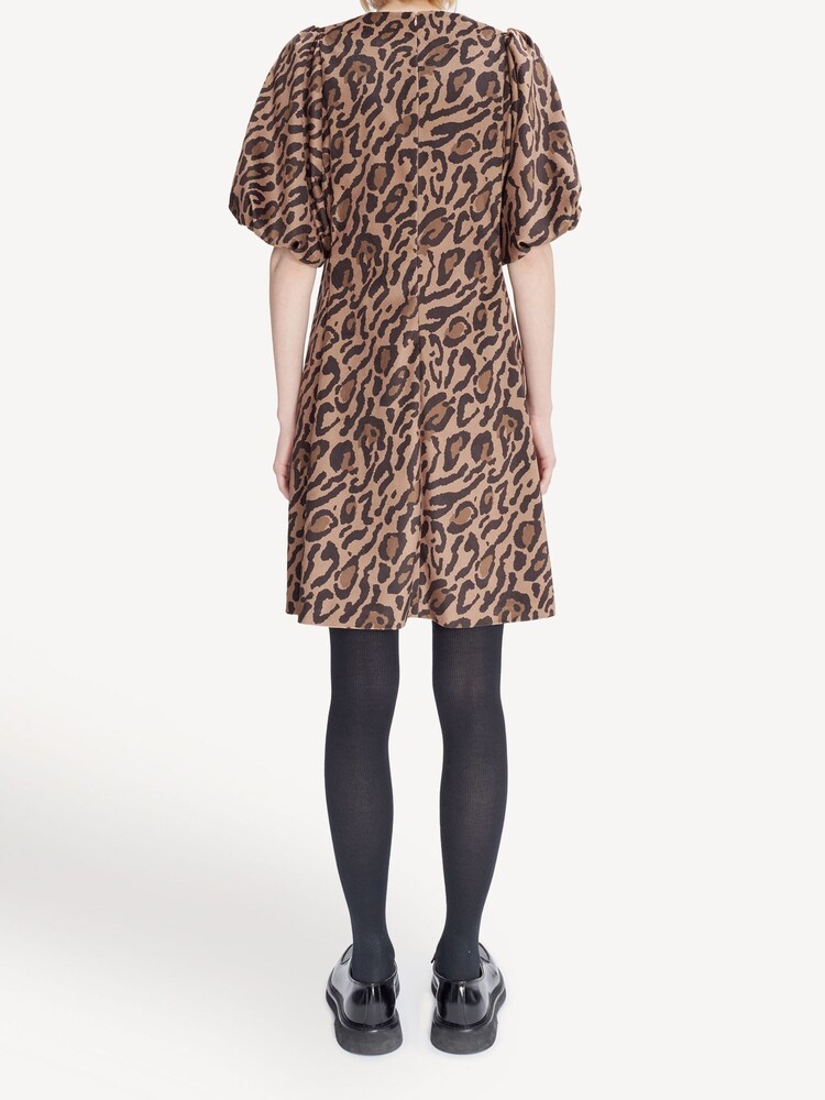 A.P.C. Leopard Print Sterling Mini Dress - Image 2 of 3