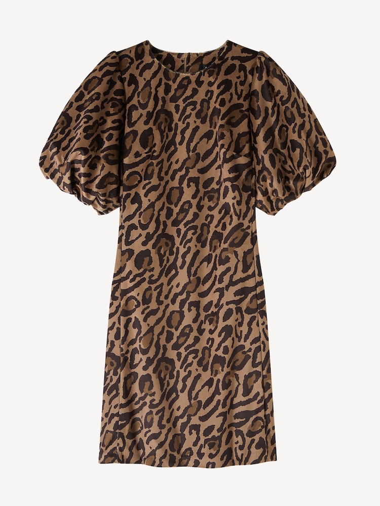 A.P.C. Leopard Print Sterling Mini Dress - Image 3 of 3