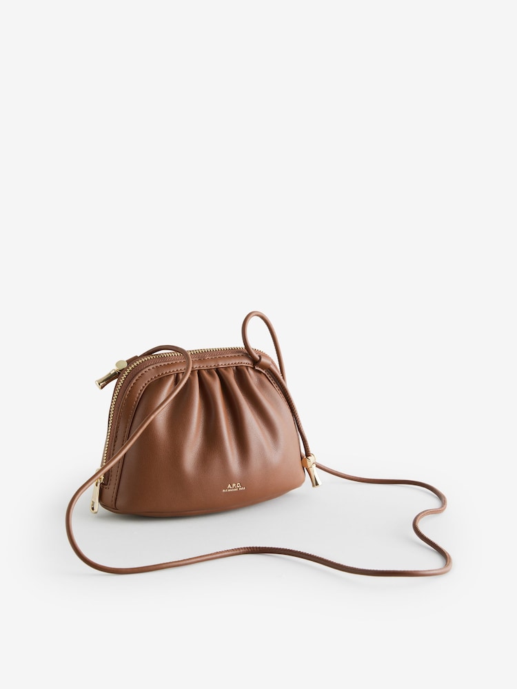A.P.C. Brown Ninon Small Purse - Image 2 of 8 A.P.C. Brown Ninon Small Purse - Image 2 of 8