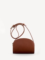 A.P.C. Brown Mini Half-Moon Bag - Image 4 of 8