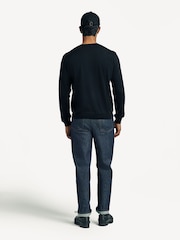 A.P.C. Black Matt Logo Sweater - Image 4 of 8