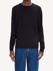 A.P.C. Black Matt Logo Sweater - Image 5 of 8