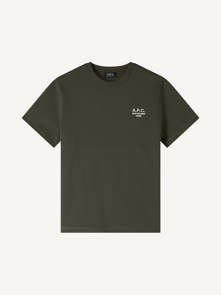 A.P.C. Green Standard Rue Madame T-Shirt - Image 4 of 4