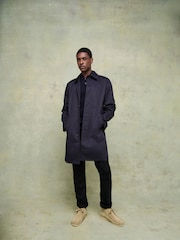A.P.C. Blue Trench City Coat - Image 1 of 5