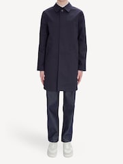 A.P.C. Blue Trench City Coat - Image 2 of 5