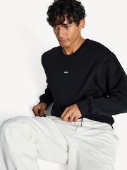 A.P.C. Black Micro Logo Boxy Sweater - Image 5 of 8