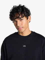 A.P.C. Black Micro Logo Boxy Sweater - Image 6 of 8