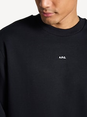 A.P.C. Black Micro Logo Boxy Sweater - Image 7 of 8