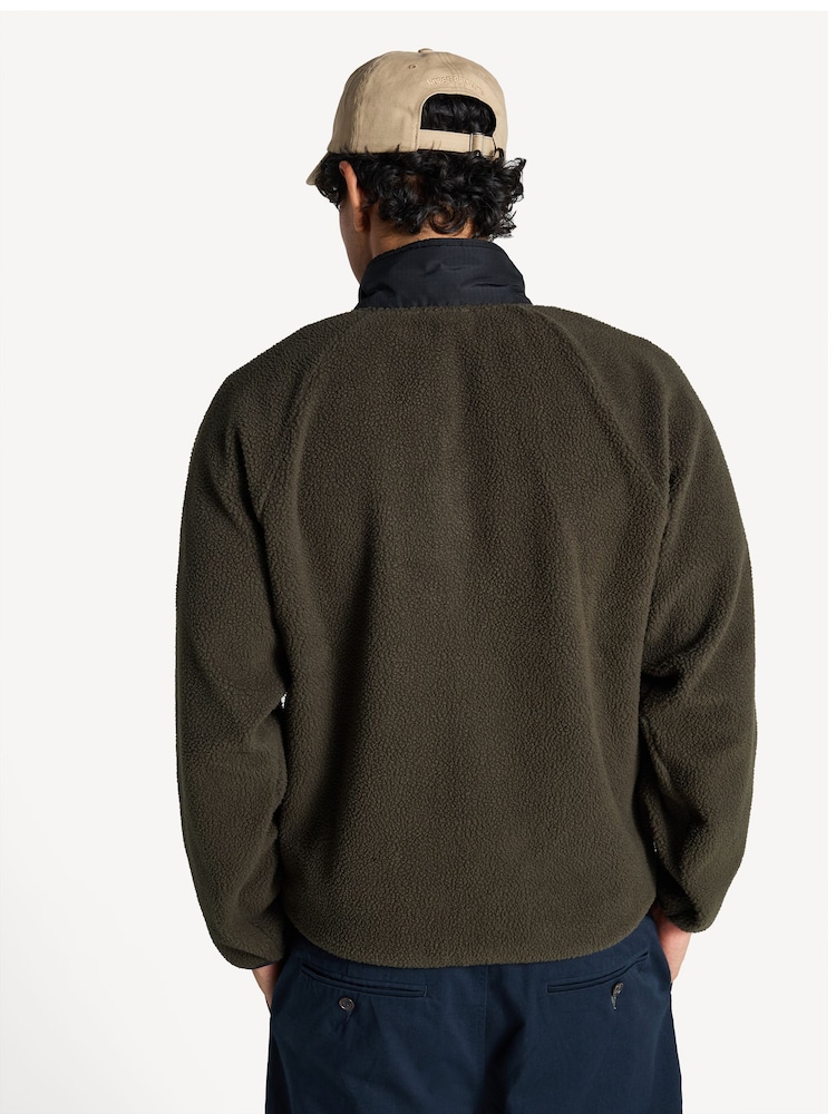 A.P.C. Green Embroidered Island Fleece Sweatshirt - Image 2 of 8