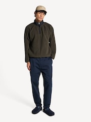 A.P.C. Green Embroidered Island Fleece Sweatshirt - Image 3 of 8