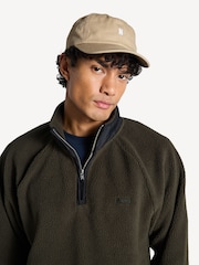 A.P.C. Green Embroidered Island Fleece Sweatshirt - Image 4 of 8