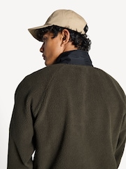 A.P.C. Green Embroidered Island Fleece Sweatshirt - Image 5 of 8