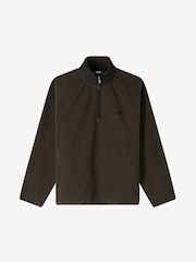 A.P.C. Green Embroidered Island Fleece Sweatshirt - Image 8 of 8