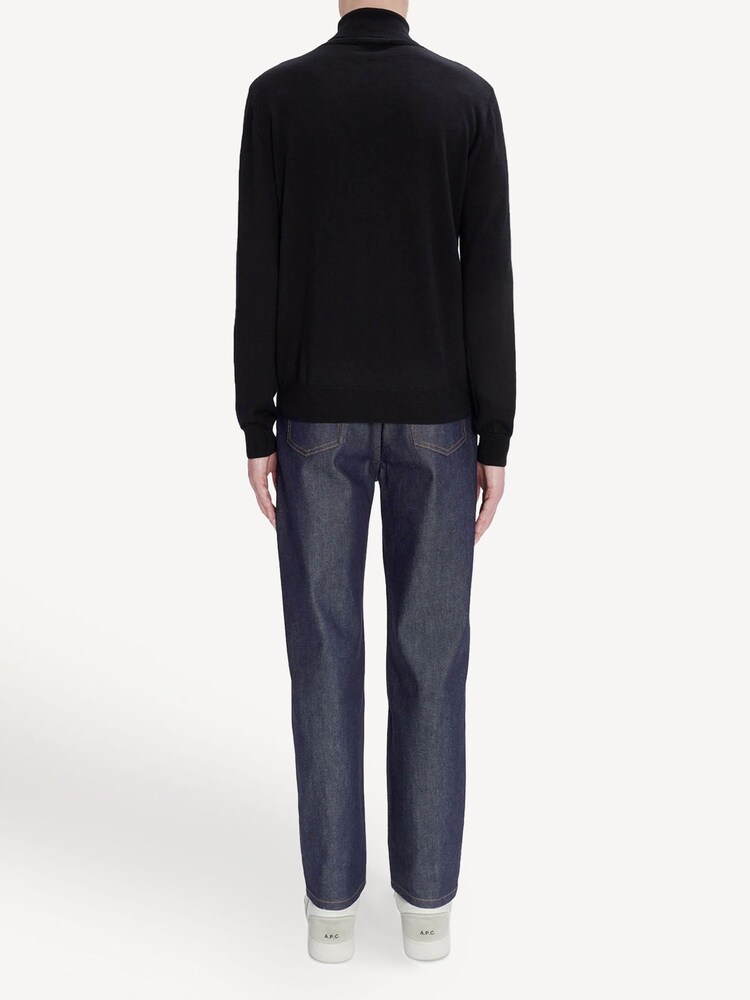 A.P.C. Black Hector Logo Sweater - Image 2 of 3