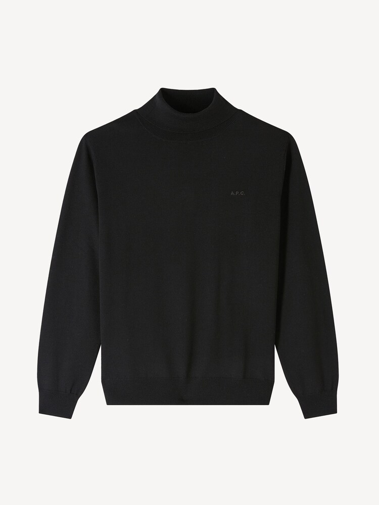 A.P.C. Black Hector Logo Sweater - Image 3 of 3
