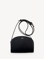 A.P.C. Black Mini Half-Moon Bag - Image 1 of 6